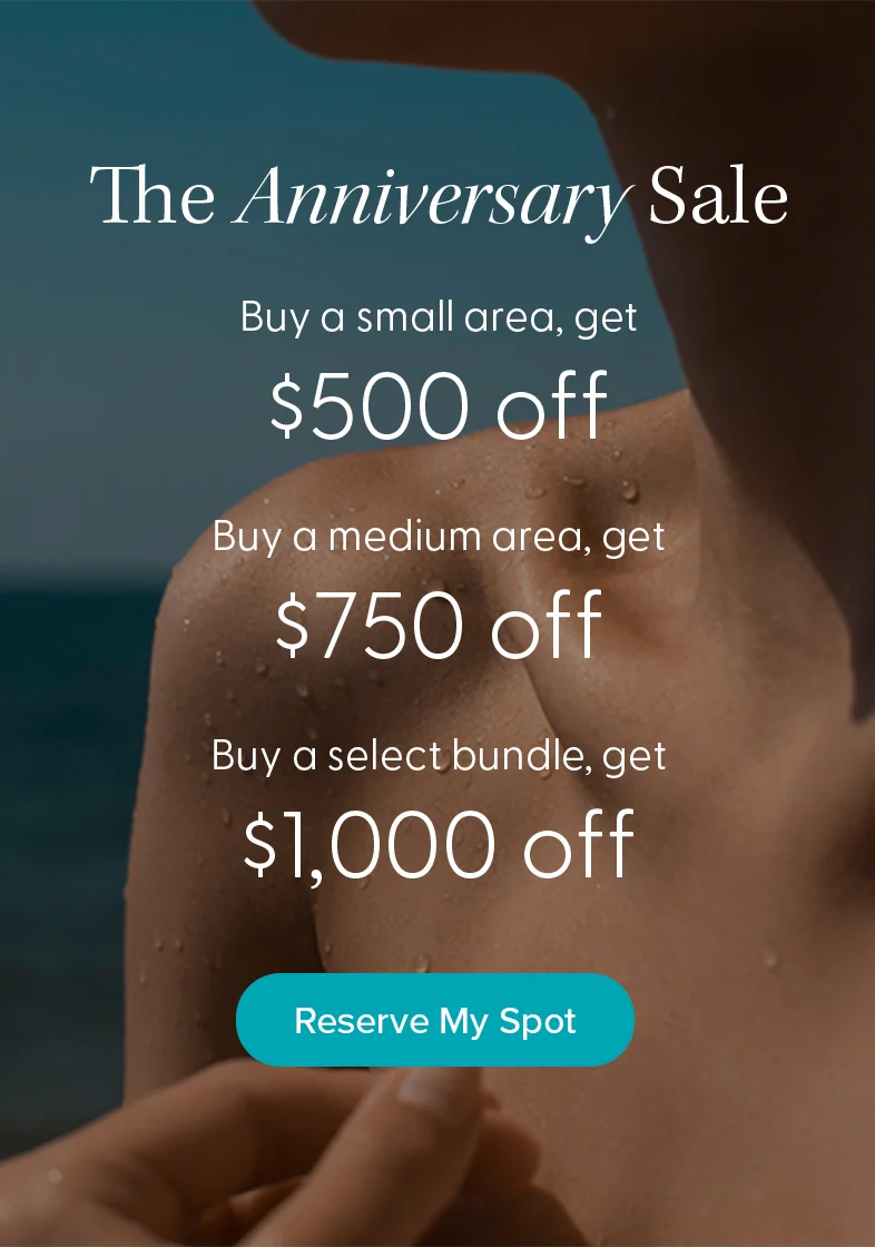 The Anniversary Sale: Up To $1000 Off Laser Hair Removal