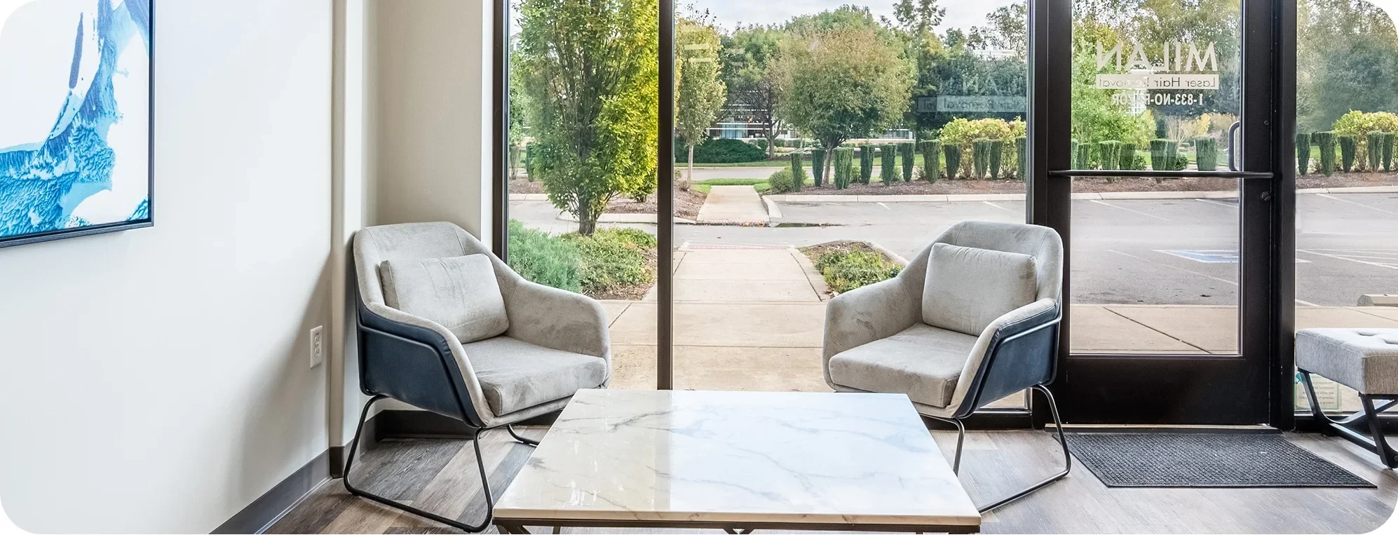 Milan Laser Clinic sitting area