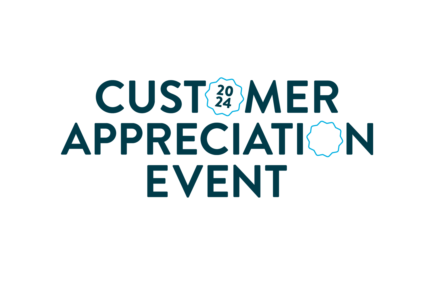 Customer appreciation event sale badge